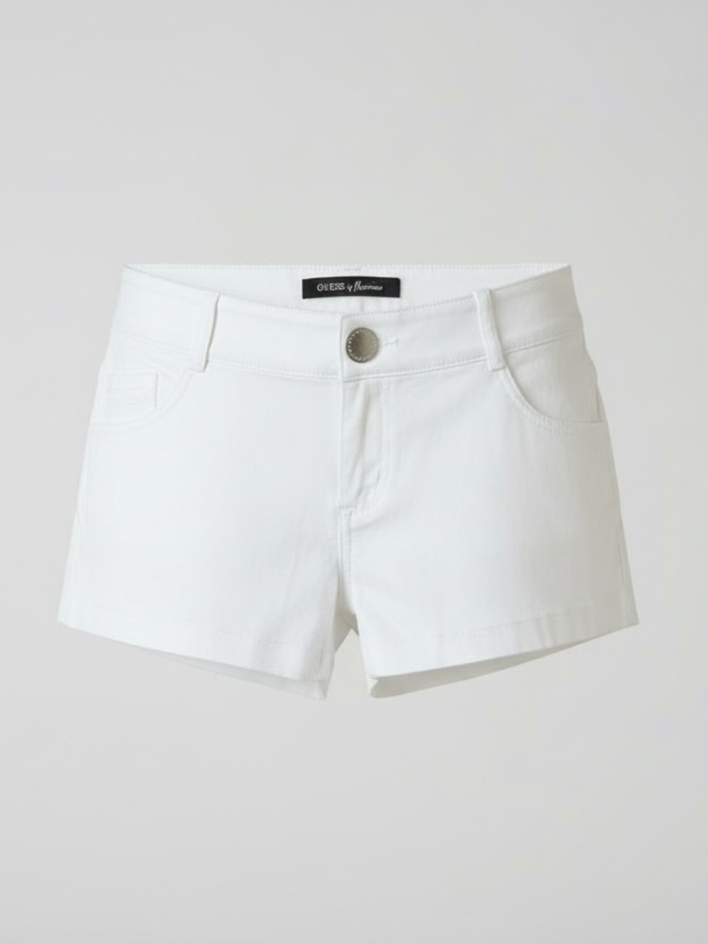 Marciano White Shorts - Women's Low-Rise Casual Shorts